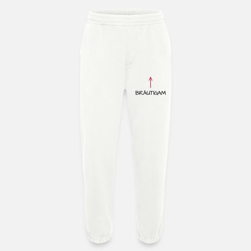 Bräutigam Junggesellenabschied Pfeil - Heavyweight Jogginghose - made by SPREAD  - OFF WHITE