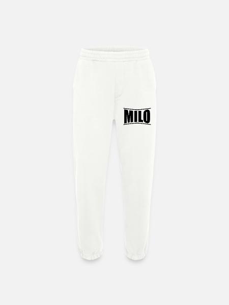 Milo t-shirt gift idea t-shirt - Heavyweight Jogging Pants - made by SPREAD  - OFF WHITE