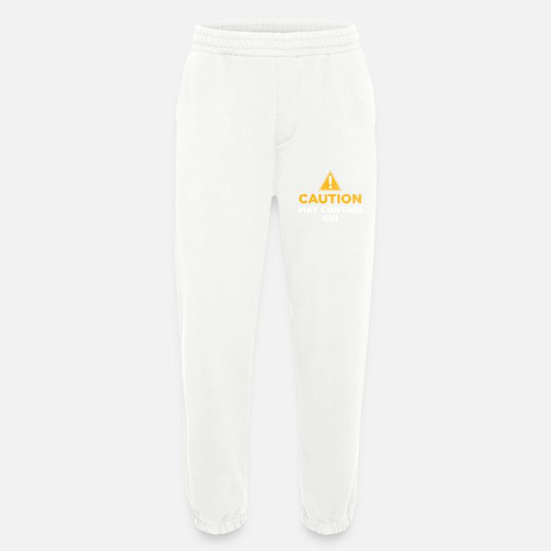 Kann Gin enthalten - Heavyweight Jogginghose - made by SPREAD  - OFF WHITE