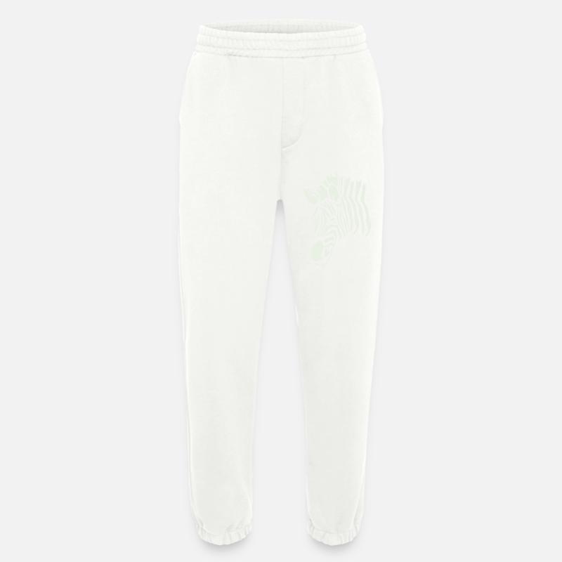 Zebra 1 - Heavyweight Jogging Pants - made by SPREAD  - OFF WHITE