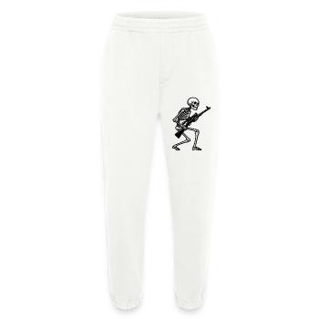 skeleton with sniper rifle - Heavyweight Jogging Pants - made by SPREAD  - OFF WHITE - Front