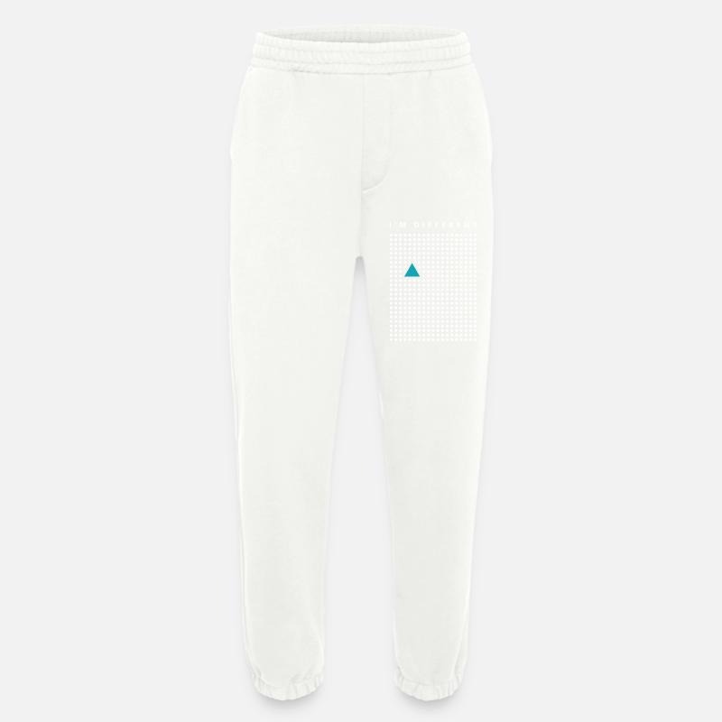 Anders stylish Dreieck - Heavyweight Jogginghose - made by SPREAD  - OFF WHITE