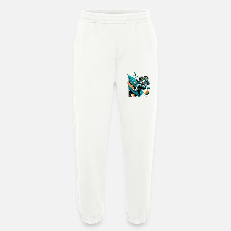 Bouldering Astronaut Spaceman Gift - Heavyweight Jogging Pants - made by SPREAD - OFF WHITE