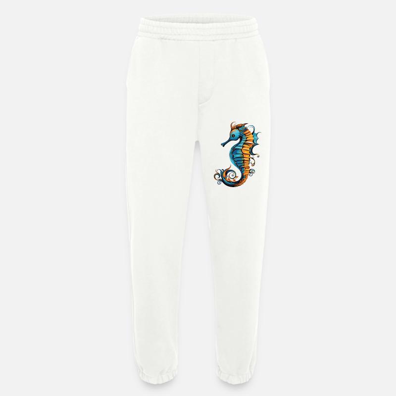 seepferdchen - Heavyweight Jogginghose - made by SPREAD  - OFF WHITE