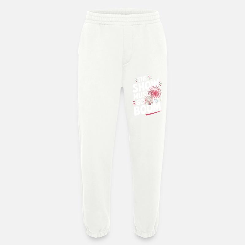Pyrotechnics Fireworks Pyrotechnics - Heavyweight Jogging Pants - made by SPREAD - OFF WHITE