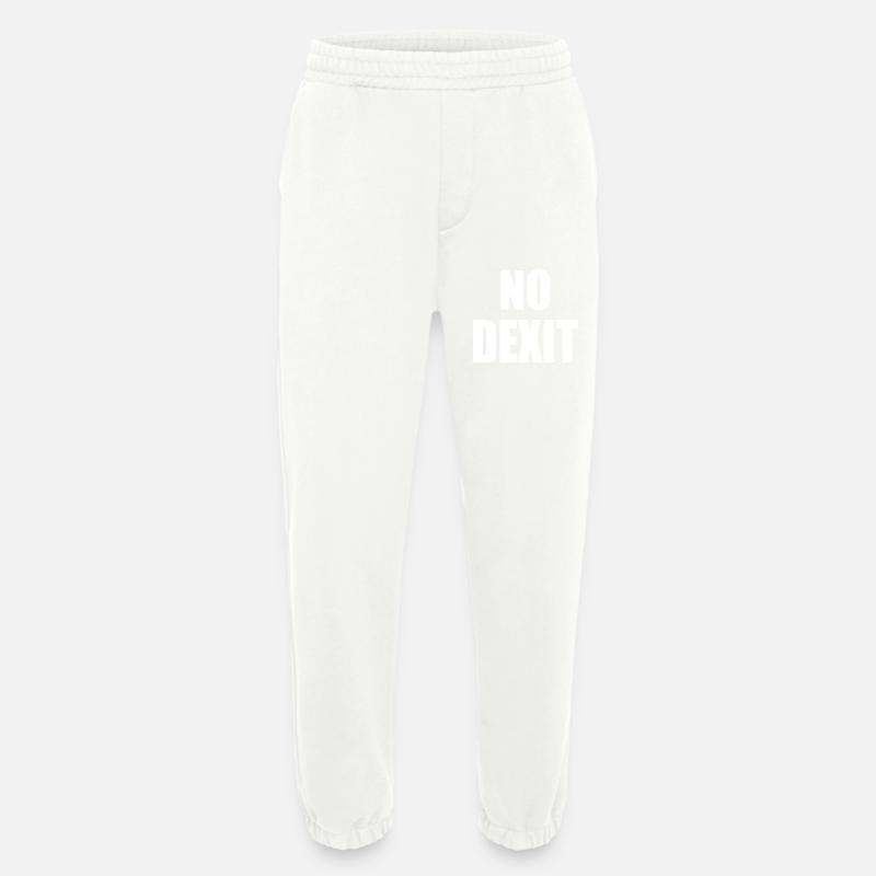 No dexit - Heavyweight Jogginghose - made by SPREAD  - OFF WHITE