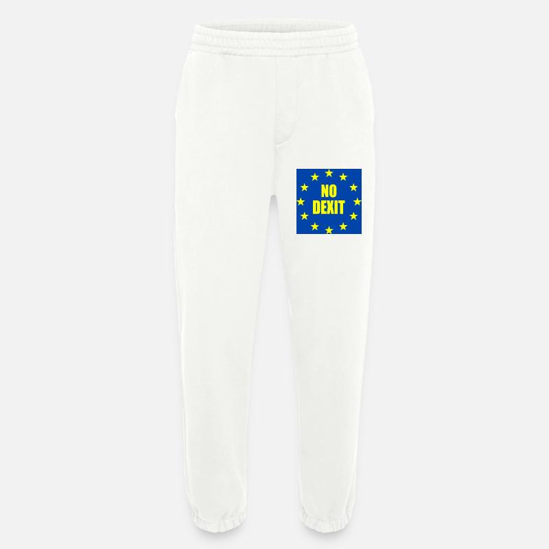 No dexit - Heavyweight Jogginghose - made by SPREAD  - OFF WHITE