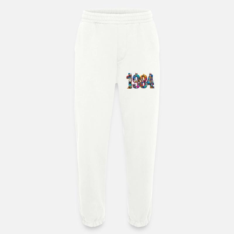 1984 – Abitur, Geburt oder Heirat  - Heavyweight Jogginghose - made by SPREAD  - OFF WHITE