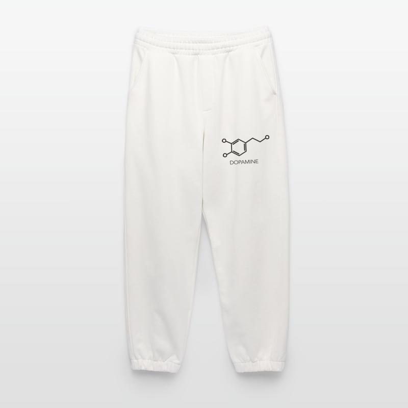 Dopamine Molecule Minimalist Science Design Heavyweight Jogging Pants - made by SPREAD 