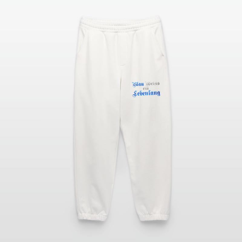 Blau Weiss ein Lebenlang Heavyweight Jogginghose - made by SPREAD 