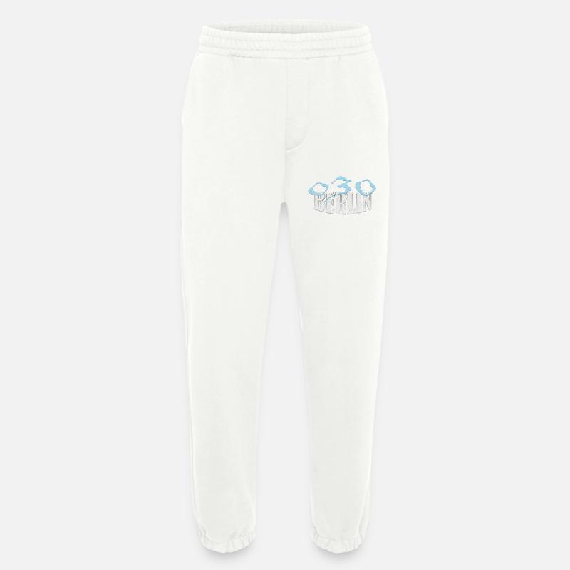 Berlin 030 Shirt exklusive - Heavyweight Jogginghose - made by SPREAD  - OFF WHITE
