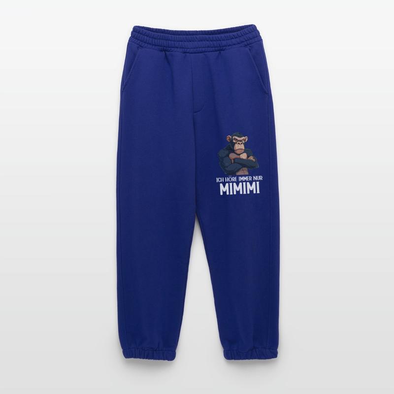 Chimpanzee Monkey I always hear Mimimi Heavyweight Jogging Pants - made by SPREAD 