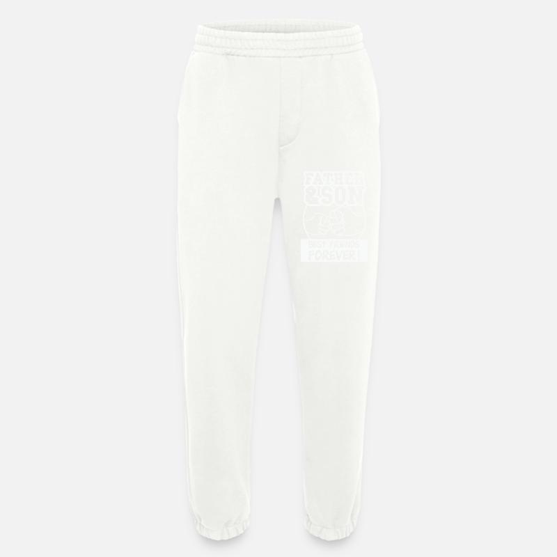 father and son - Heavyweight Jogginghose - made by SPREAD  - OFF WHITE
