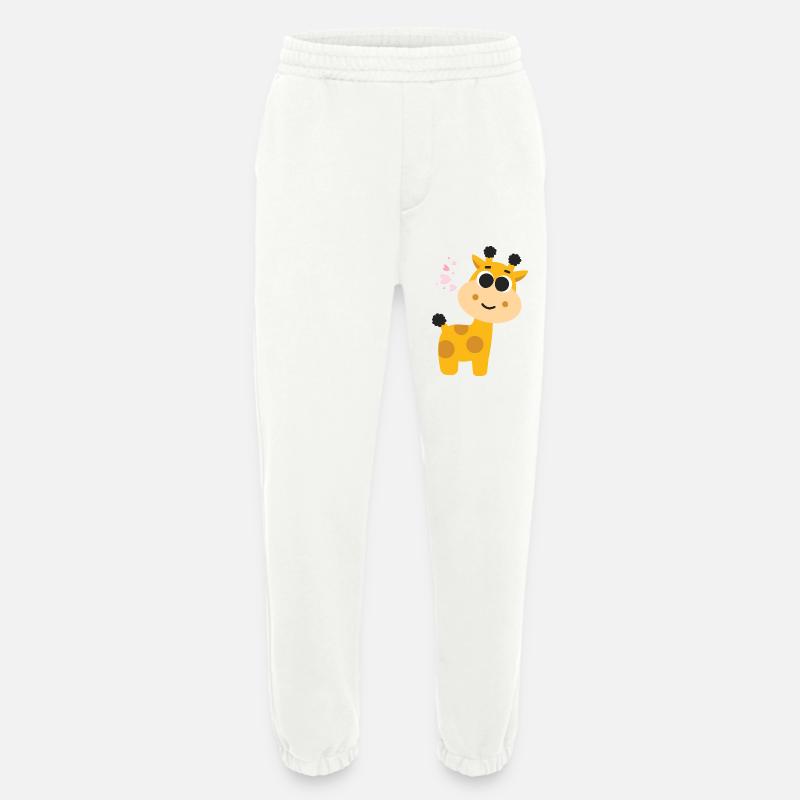 Giraffe - Heavyweight Jogginghose - made by SPREAD  - OFF WHITE