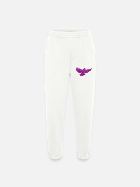 Greifvogel im Flug, Andersfarbig - Heavyweight Jogginghose - made by SPREAD - OFF WHITE