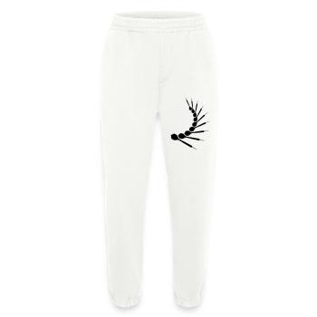 Dart Pattern - Pantalon de jogging bio épais fabriqué en UE - OFF WHITE - Devant