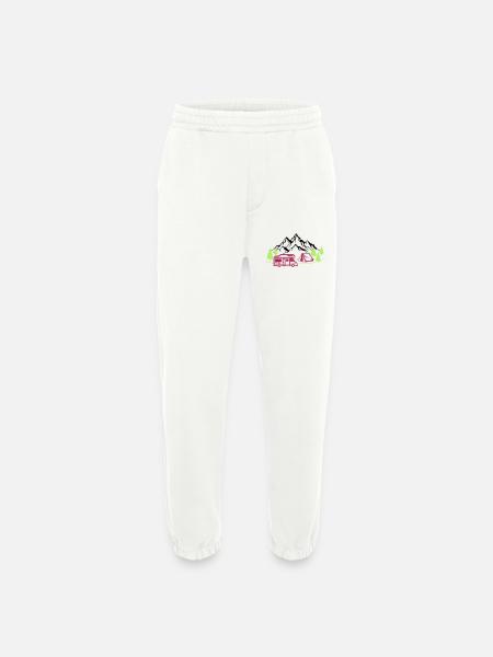 Holidays in the mountains - Heavyweight Jogging Pants - made by SPREAD - OFF WHITE