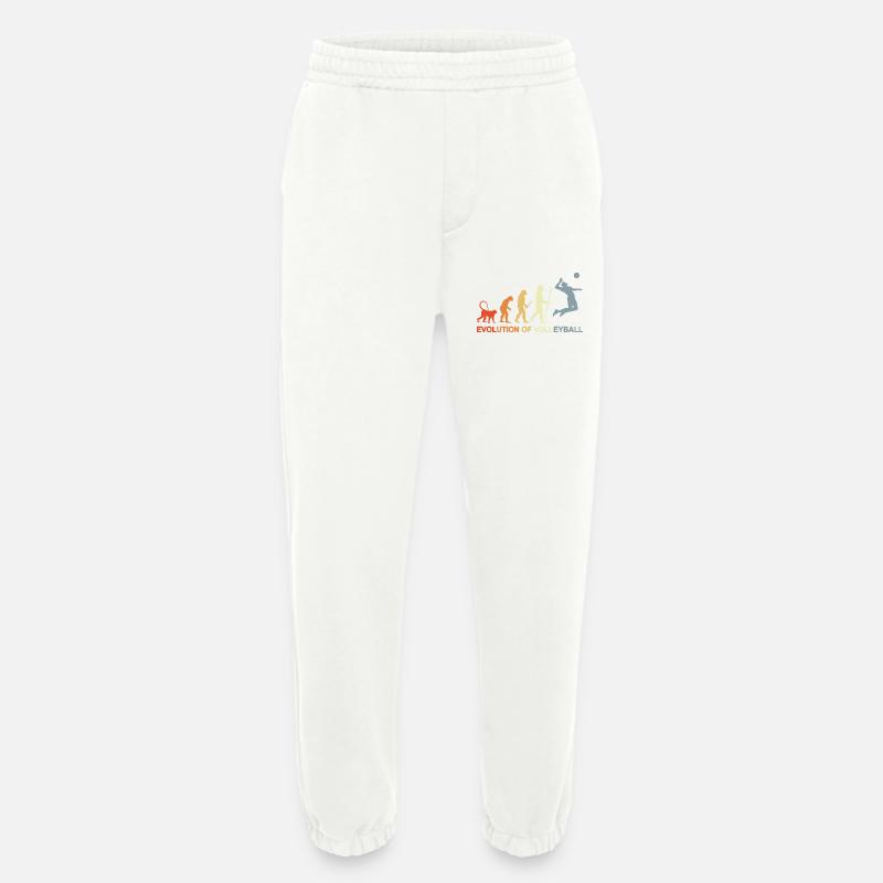 Evolution eines Volleyballspielers - Heavyweight Jogginghose - made by SPREAD  - OFF WHITE