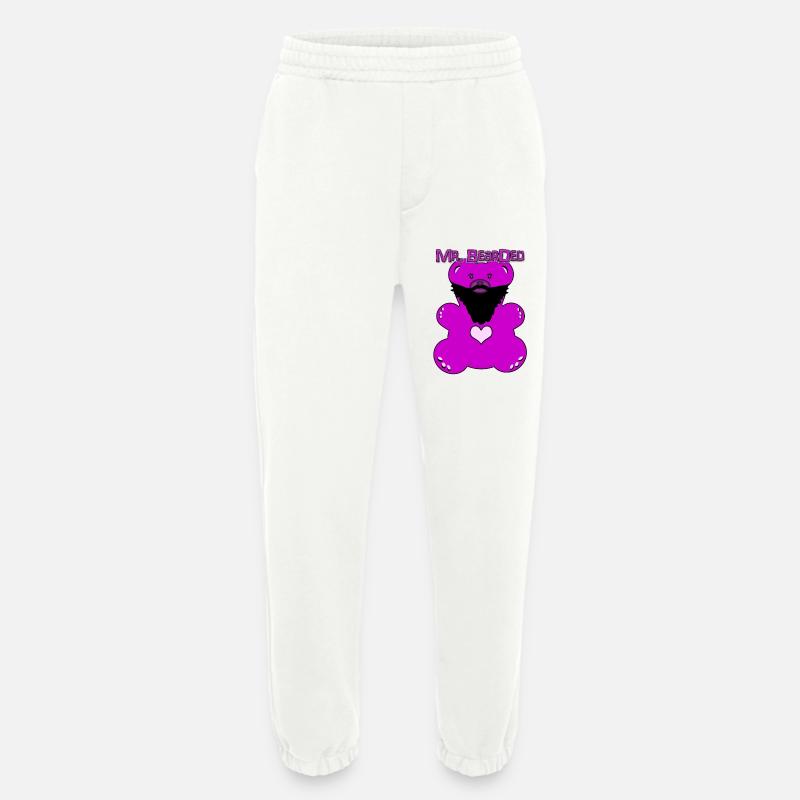 Mr. Bearded - Heavyweight Jogginghose - made by SPREAD  - OFF WHITE