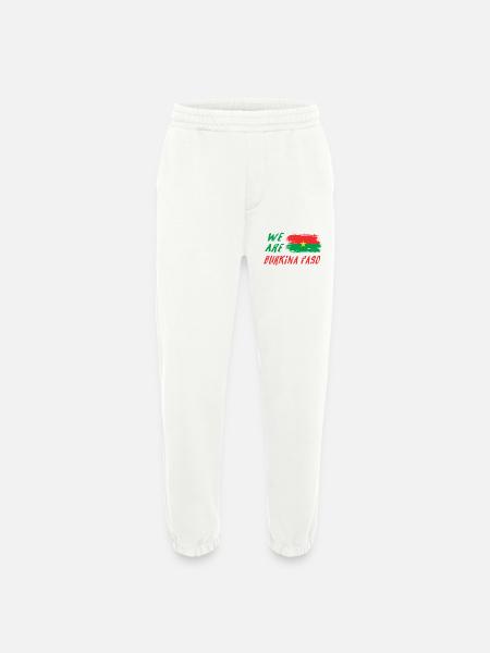We are Burkina Faso - Heavyweight Jogging Pants - made by SPREAD - OFF WHITE