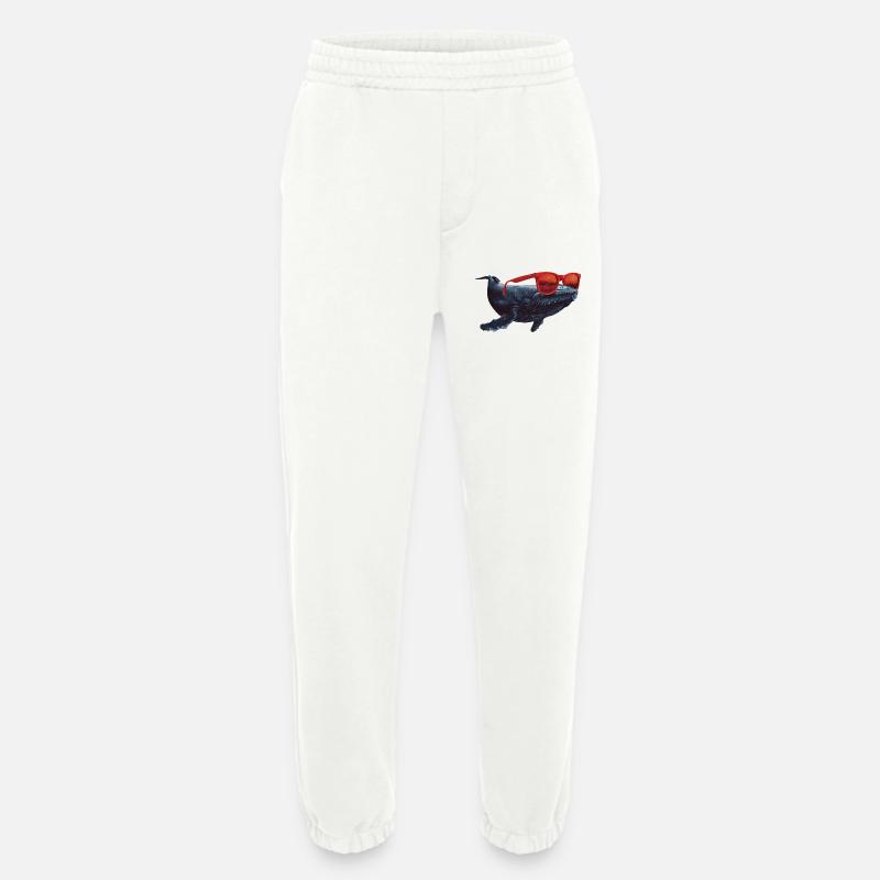 Wal mit Sonnenbrille - Heavyweight Jogginghose - made by SPREAD  - OFF WHITE