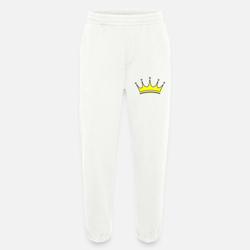 Krone Symbol - Heavyweight Jogginghose - made by SPREAD  - OFF WHITE