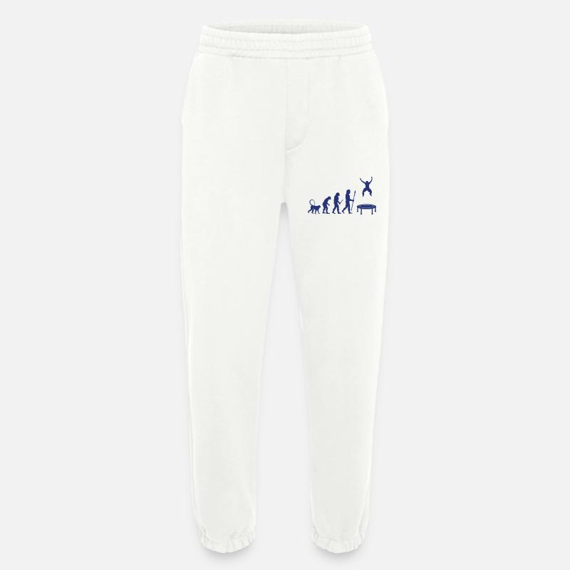 Entwicklung des Trampolin - Heavyweight Jogginghose - made by SPREAD  - OFF WHITE
