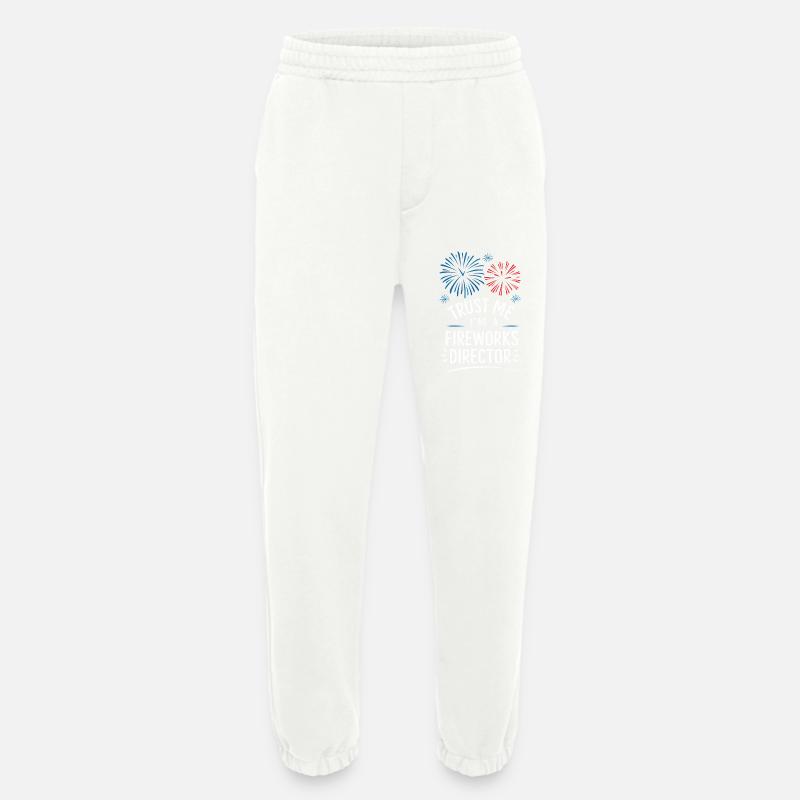 Pyrotechnics Fireworks Pyrotechnics - Heavyweight Jogging Pants - made by SPREAD  - OFF WHITE