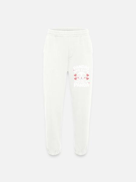Panda Bear Panda Animal Pandas - Heavyweight Jogging Pants - made by SPREAD  - OFF WHITE