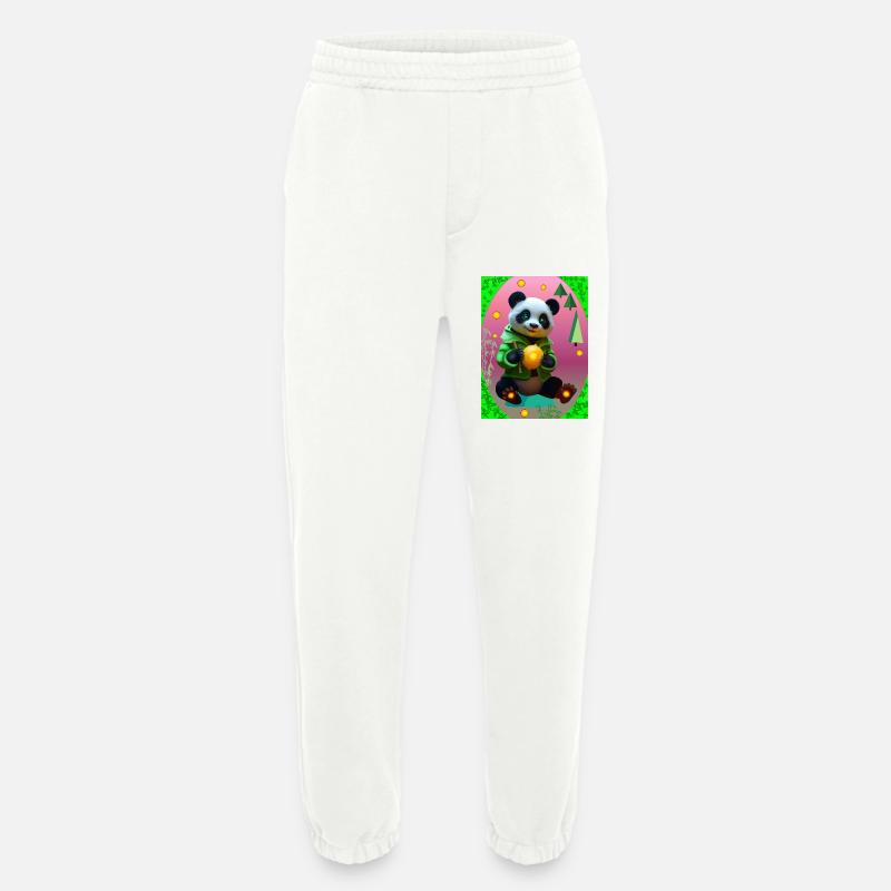 Futuristischer Panda - Heavyweight Jogginghose - made by SPREAD  - OFF WHITE