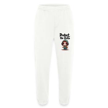 Protect the Dolls - Süße Botschaft - Heavyweight Jogginghose - made by SPREAD  - OFF WHITE - Vorne