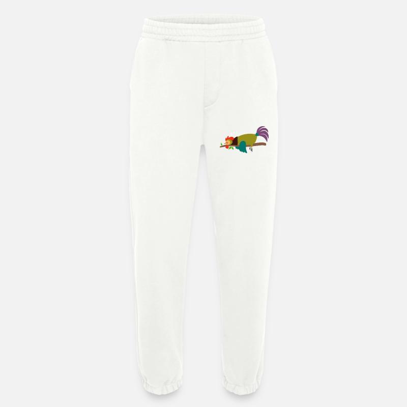 Schlafender Hahn Gockel Huhn Design Geschenk - Heavyweight Jogginghose - made by SPREAD - OFF WHITE