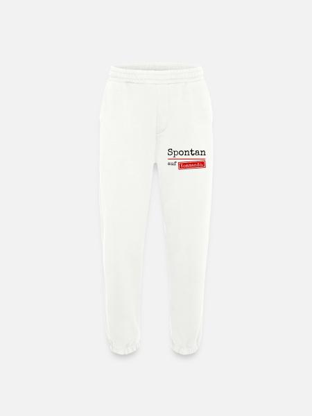 Spontan auf Kommando_weiss - Heavyweight Jogginghose - made by SPREAD - OFF WHITE
