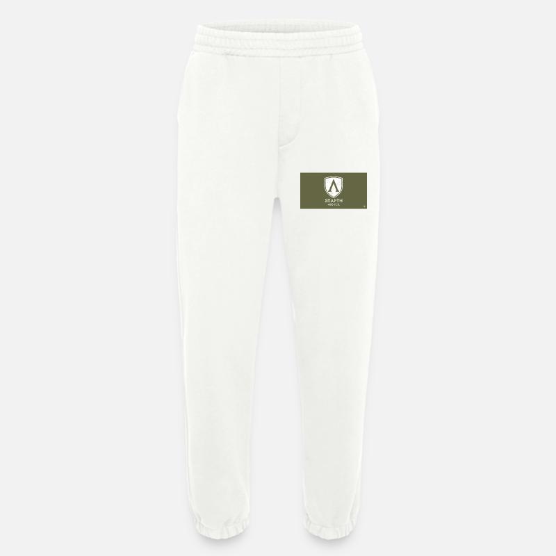 Spartan shield 480 BC - Heavyweight Jogging Pants - made by SPREAD - OFF WHITE