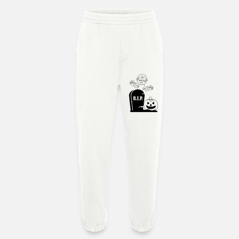 rip pumpkin zombie - Heavyweight Jogginghose - made by SPREAD  - OFF WHITE