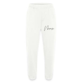 Mausi / Handwriting Design - Heavyweight Jogging Pants - made by SPREAD  - OFF WHITE - Front