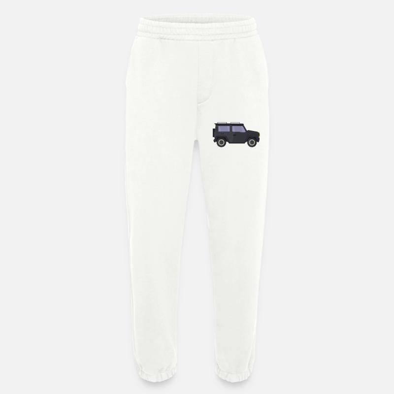 Jeep - Heavyweight Jogging Pants - made by SPREAD  - OFF WHITE