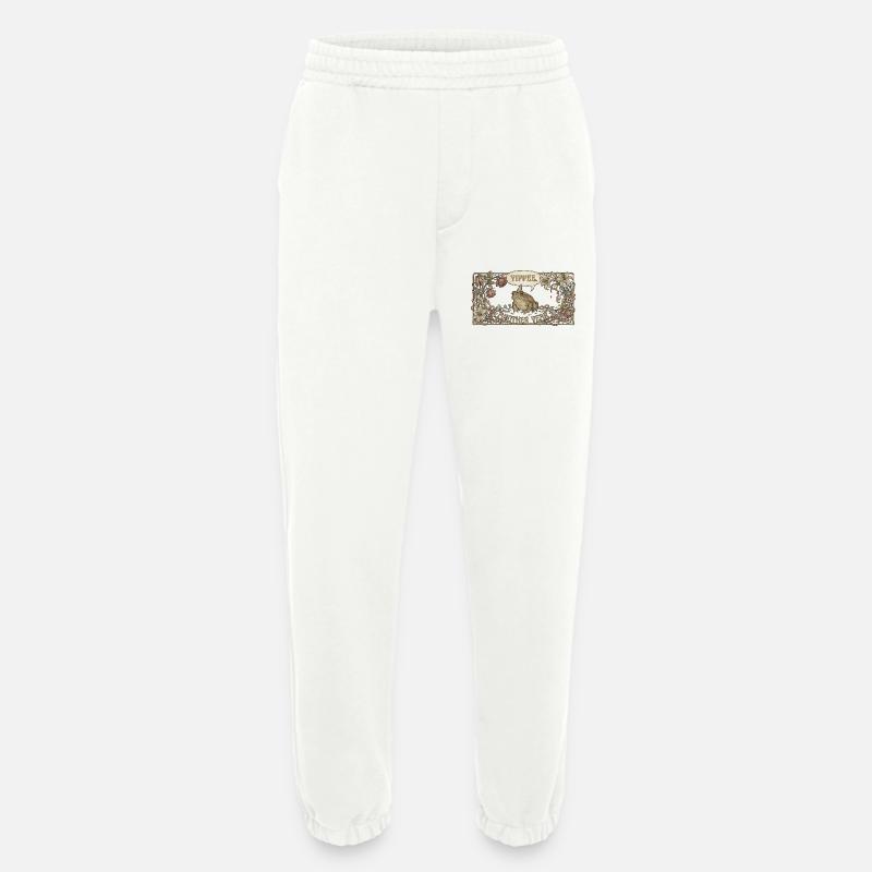 Yippee Another Year Toad - Heavyweight Jogging Pants - made by SPREAD  - OFF WHITE