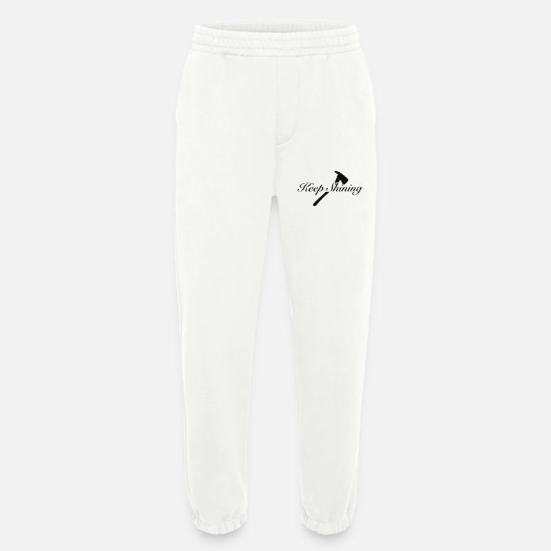 Keep Shining - Heavyweight Jogging Pants - made by SPREAD  - OFF WHITE