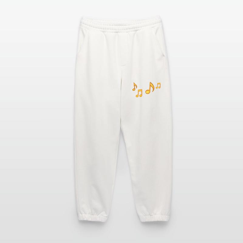 Sunny Notes Illustration Pantalon de jogging bio épais fabriqué en UE