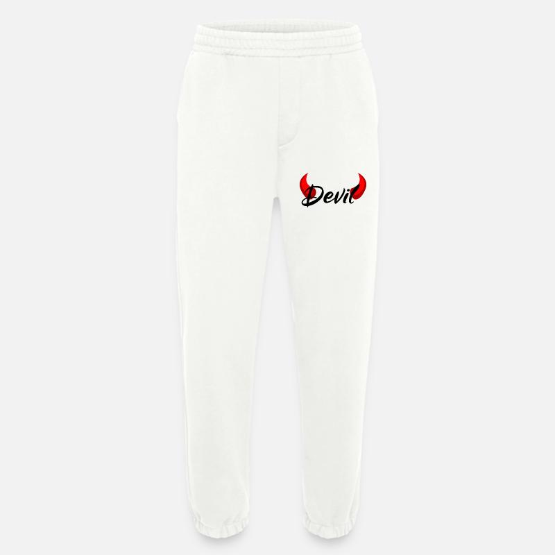 I'm a Devil - Devil - Heavyweight Jogging Pants - made by SPREAD  - OFF WHITE