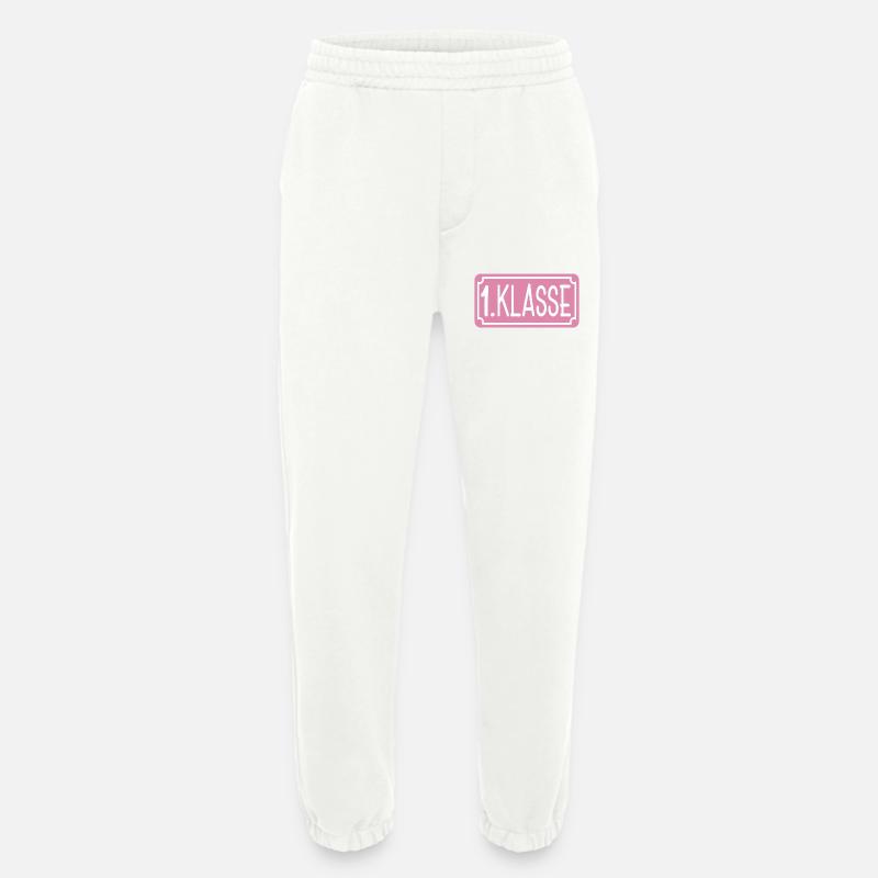 Grundschule - 1. Klasse Mädchen Schulkind - Heavyweight Jogginghose - made by SPREAD - OFF WHITE