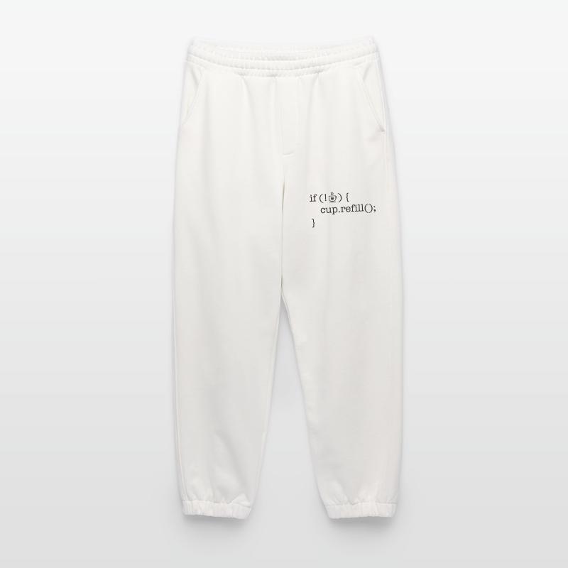 Coffee code software developer humor Heavyweight Jogging Pants - made by SPREAD 