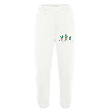 Sweet Cactus Trio - Blooming - Heavyweight Jogging Pants - made by SPREAD  - OFF WHITE - Front