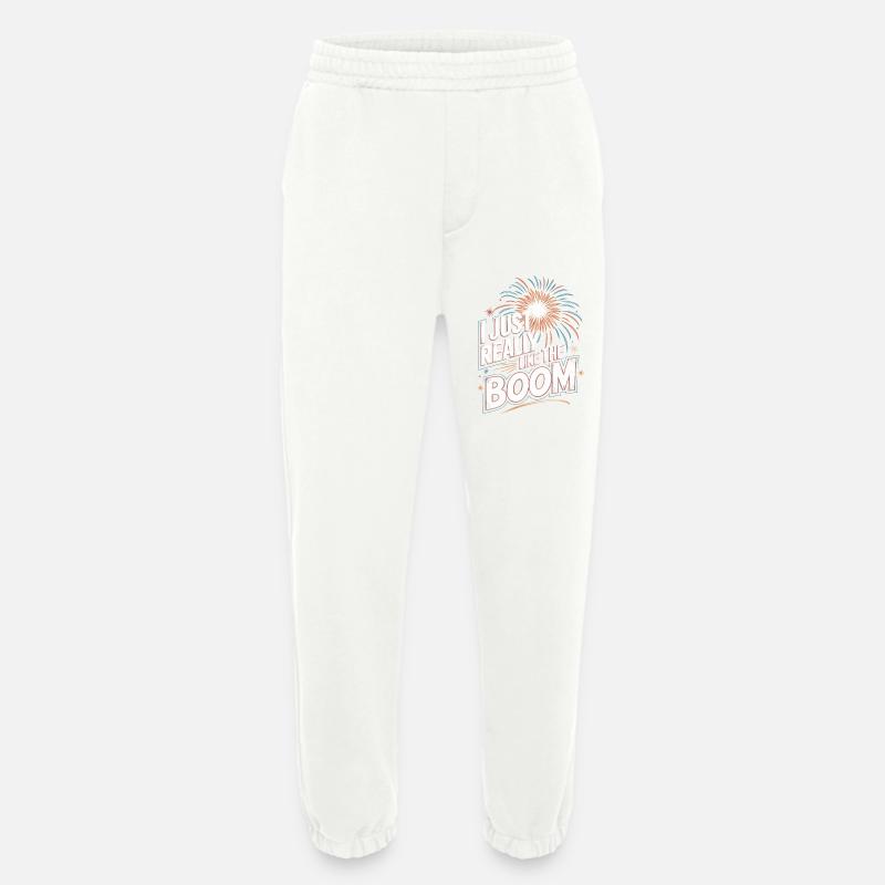 Pyrotechnics Fireworks Pyrotechnics - Heavyweight Jogging Pants - made by SPREAD - OFF WHITE