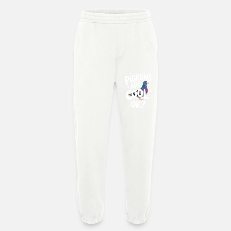 Taube Tauben Tier Vogel - Heavyweight Jogginghose - made by SPREAD  - OFF WHITE