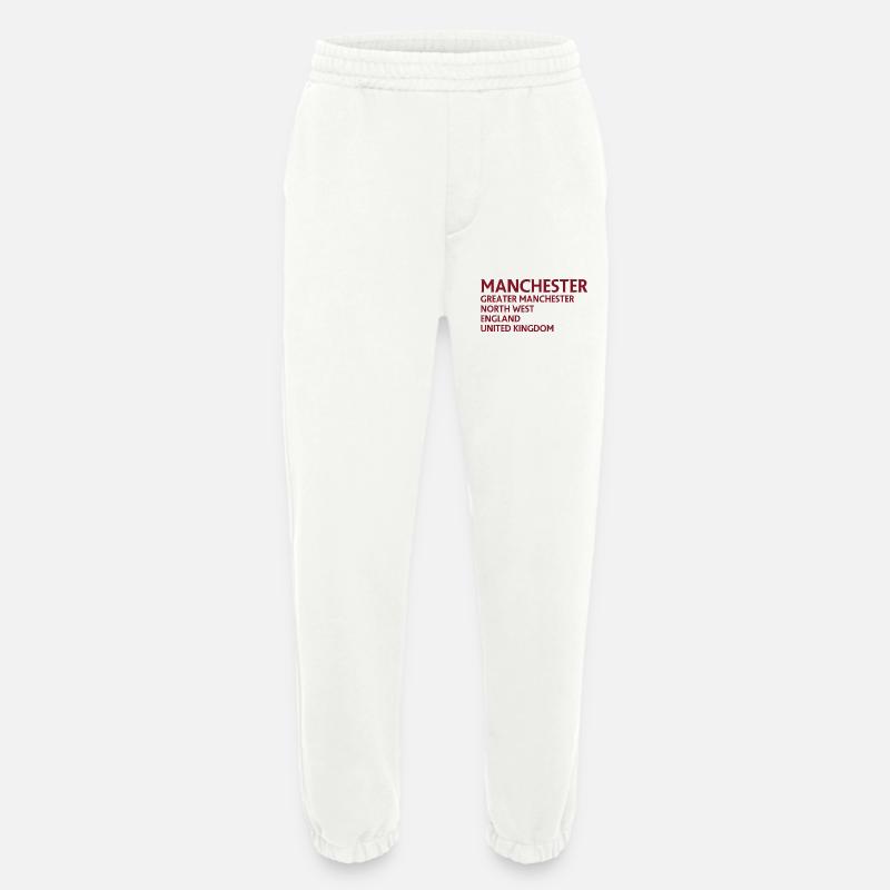Manchester Name Stack Typografie - Heavyweight Jogginghose - made by SPREAD  - OFF WHITE