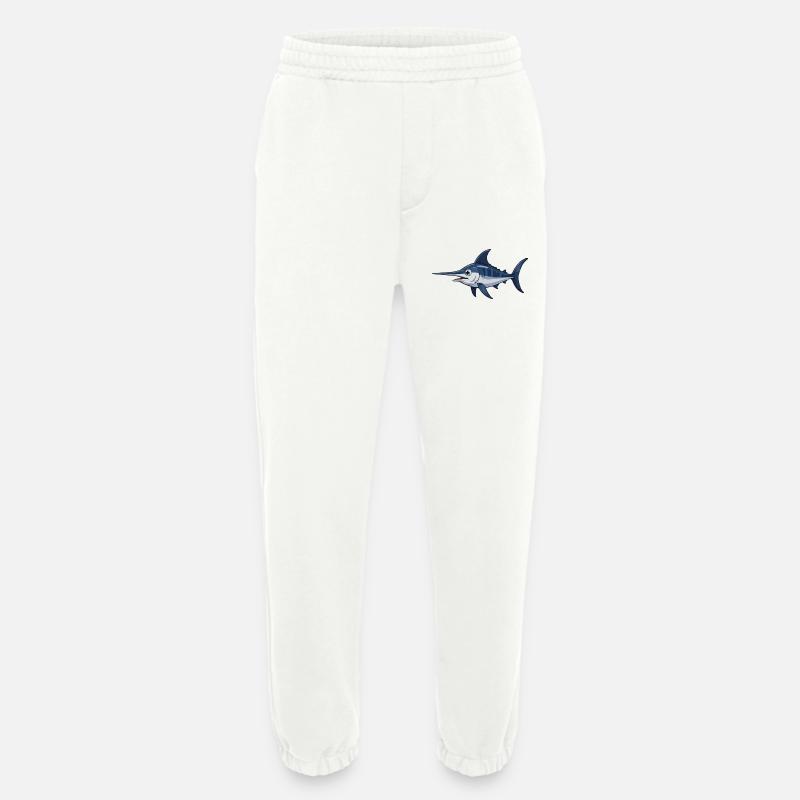 Marlin in Blue – Vector - Heavyweight Jogging Pants - made by SPREAD - OFF WHITE