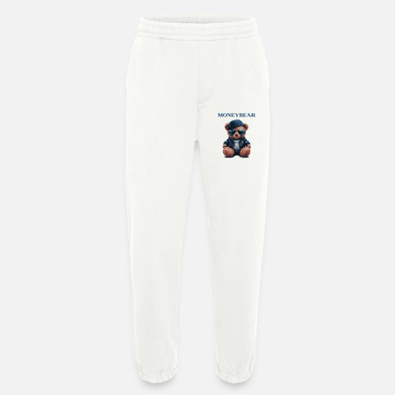 Moneybear - Heavyweight Jogginghose - made by SPREAD  - OFF WHITE