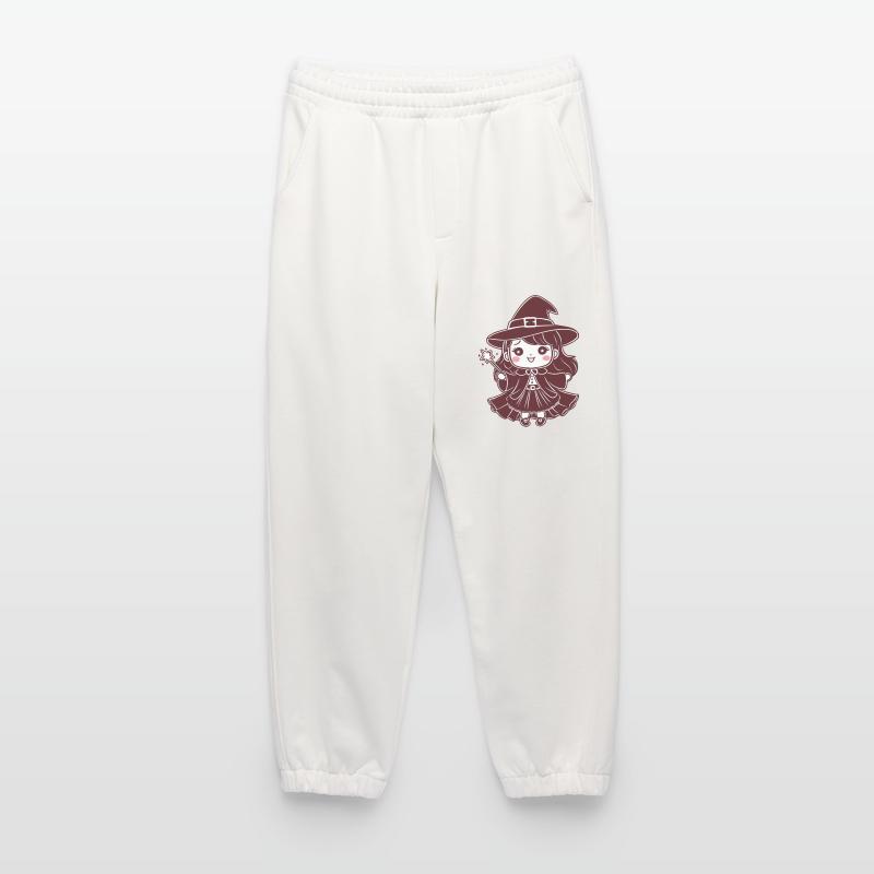 Chibi Witch Heavyweight Jogging Pants - made by SPREAD 